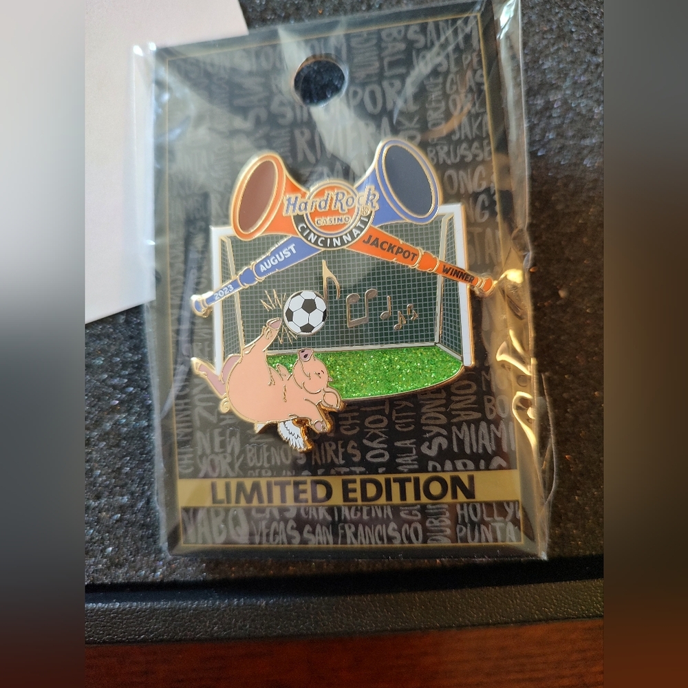 Hard Rock Cincinnati Limited Edition Jackpot Pin August 2023